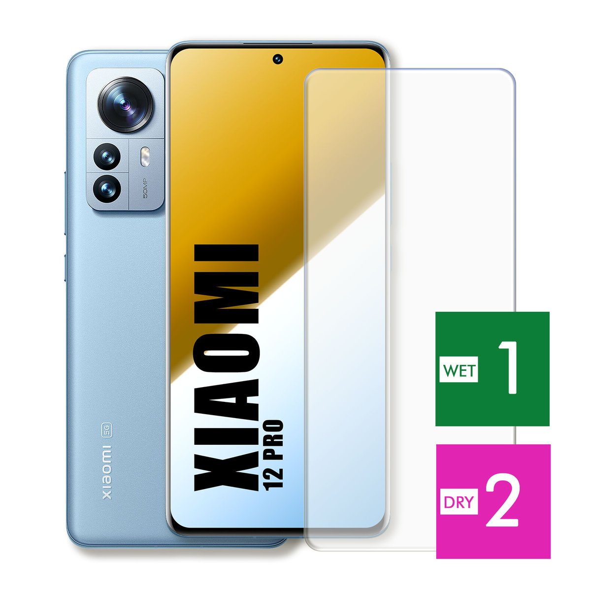 WZMOCNIONE SZKŁO DO XIAOMI 12 PRO SZYBKA HARTOWANE 9H JAKOŚĆ