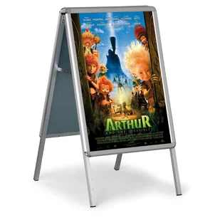 Jansen Display Potykacz reklamowy A - ostre narożniki ZPA1G32ME - Akcesoria do reklamy - miniaturka - grafika 1
