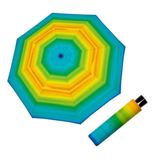 Fibre Mini Happy green - składany parasol damski - Parasole - miniaturka - grafika 1