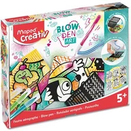 Zabawki kreatywne - Maped Flamastry dmuchane POP'ART z szablonami 846715 Creativ 728412 - miniaturka - grafika 1
