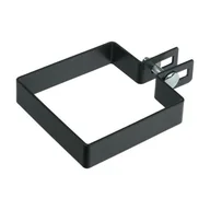 Akcesoria do ogrodzeń - Polbram Obejma początkowa Steel Group 100 x 100 mm ocynk antracyt - miniaturka - grafika 1