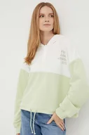 Bluzy damskie - Pepe Jeans bluza bawełniana damska kolor zielony z kapturem wzorzysta - miniaturka - grafika 1