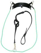 Akcesoria jeździeckie - DAW-MAG Czambon skórzany z wypinaczem - miniaturka - grafika 1