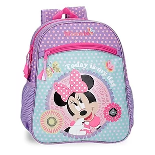 Disney Minnie Today is my Day Plecak szkolny Fioletowy 27x33x11 cms Poliester 9,8L, Fioletowy, Talla única, plecak szkolny - Plecaki szkolne i tornistry - miniaturka - grafika 1