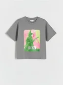 Koszulki dla dziewczynek - Reserved - T-shirt Wicked - ciemnoszary - miniaturka - grafika 1