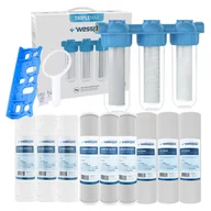 Uzdatniacze wody - Wessper TripleMax Filtr wody 3 stopniowy narurowy 3/4'' + Zestaw filtrów - miniaturka - grafika 1