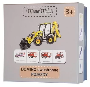 Domino dwustronne Pojazdy - Mama Maluje - Gry planszowe - miniaturka - grafika 1