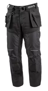 hogert technik NEKAR spodnie z kaburowymi kieszeniami, kolor czarny XL HT5K356-XL HT5K356-XL - Odzież robocza - miniaturka - grafika 1