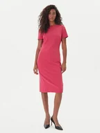 Sukienki - Calvin Klein Sukienka koktajlowa LV044D063G Różowy Slim Fit - miniaturka - grafika 1