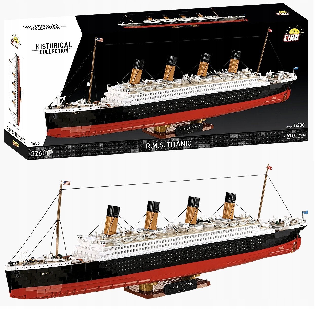 Klocki R.M.S Titanic 3260 klocków