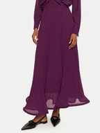 Spódnice - Dixie Spódnica plisowana G319K017A Fioletowy Regular Fit - miniaturka - grafika 1