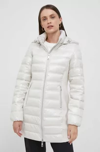 Calvin Klein kurtka damska kolor beżowy zimowa - Kurtki damskie - miniaturka - grafika 1