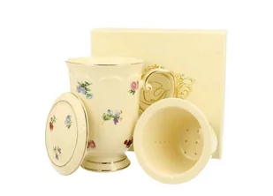 Duo Kubek Z Zaparzaczem Porcelanowy Exclusive Ogrodowe Kwiaty 430 Ml - Kubki - miniaturka - grafika 1