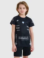Koszulki dla chłopców - 4F Koszulka meczowa replika domowa z sezonu 2024/25 dziecięca 4F x Czarni Radom - multikolor 110/116 - miniaturka - grafika 1