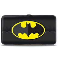 Koszulki i topy damskie - Buckle-Down - Portfel z zawiasami - Batman Ikona centrowany/nietoperz pasek sygnałowy czarny/żółty/szary unisex dorośli, wielobarwny - miniaturka - grafika 1