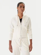 Bluzy damskie - Juicy Couture Bluza Madison JCWAS225306 Beżowy Slim Fit - miniaturka - grafika 1