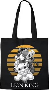 Torebki damskie - Disney TOTE BAG Król Leon", REFERENCJA : BWDLIONBB001, CZARNY, 38 X 40 CM - grafika 1