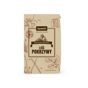 Farmvit Liść Pokrzywy Herbatka Ziołowa, 100G - Herbata - miniaturka - grafika 1