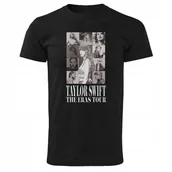 Koszulki męskie - Koszulka męska czarna Taylor Swift The Eras Tour r. L - miniaturka - grafika 1