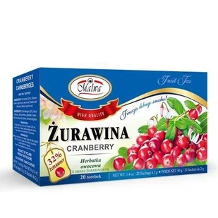Malwa HERBATA OWOCOWA ŻURAWINA 20X2G - Herbata - miniaturka - grafika 2