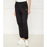 Dresy damskie - Karl Lagerfeld Spodnie dresowe ikonik 2.0 | Regular Fit - miniaturka - grafika 1