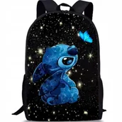 Plecaki szkolne i tornistry - Plecak Szkolny Do Szkoły Przedszkola Tornister Stich Lilo i Stich Pojemny - miniaturka - grafika 1