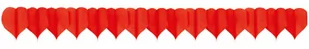 Girlanda papierowa Serca czerwone - 400 cm - 1 szt. - Walentynki - miniaturka - grafika 1