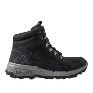 Buty trekkingowe męskie - Czarne ocieplane trapery Kappa 243201 Tiber - miniaturka - grafika 1
