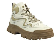 Botki damskie - Trapery damskie - Vinceza 41462, biało-beżowe - miniaturka - grafika 1