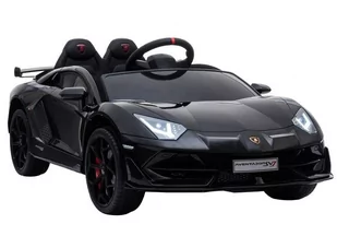 Import LEANToys Lamborghini Aventador Czarny 4120 - Pojazdy elektryczne dla dzieci - miniaturka - grafika 1