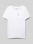 Koszulki dla chłopców - T-shirt z kieszenią na piersi - miniaturka - grafika 1