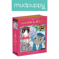 Puzzle - Mudpuppy Puzzle - Książka romeomiau i Julia Kotopowieści 100 Elementów 6+ - miniaturka - grafika 1