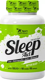 Kompleks do normalizacji snu Sport Definition Sleep Aid 90 kapsułek (5902811813273) - Suplementy naturalne - miniaturka - grafika 1