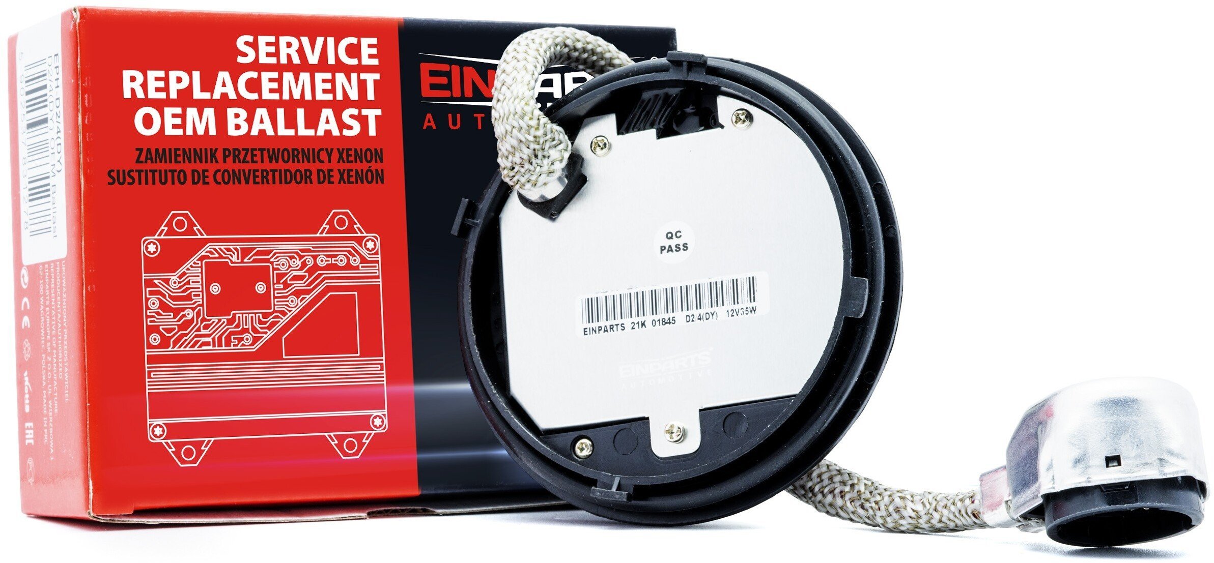 Przetwornica Einparts Automotive EINPARTS PRZETWORNICA XENONOWA DO SUBARU FORESTER LEGACY OUTBACK 35W 9V-16V