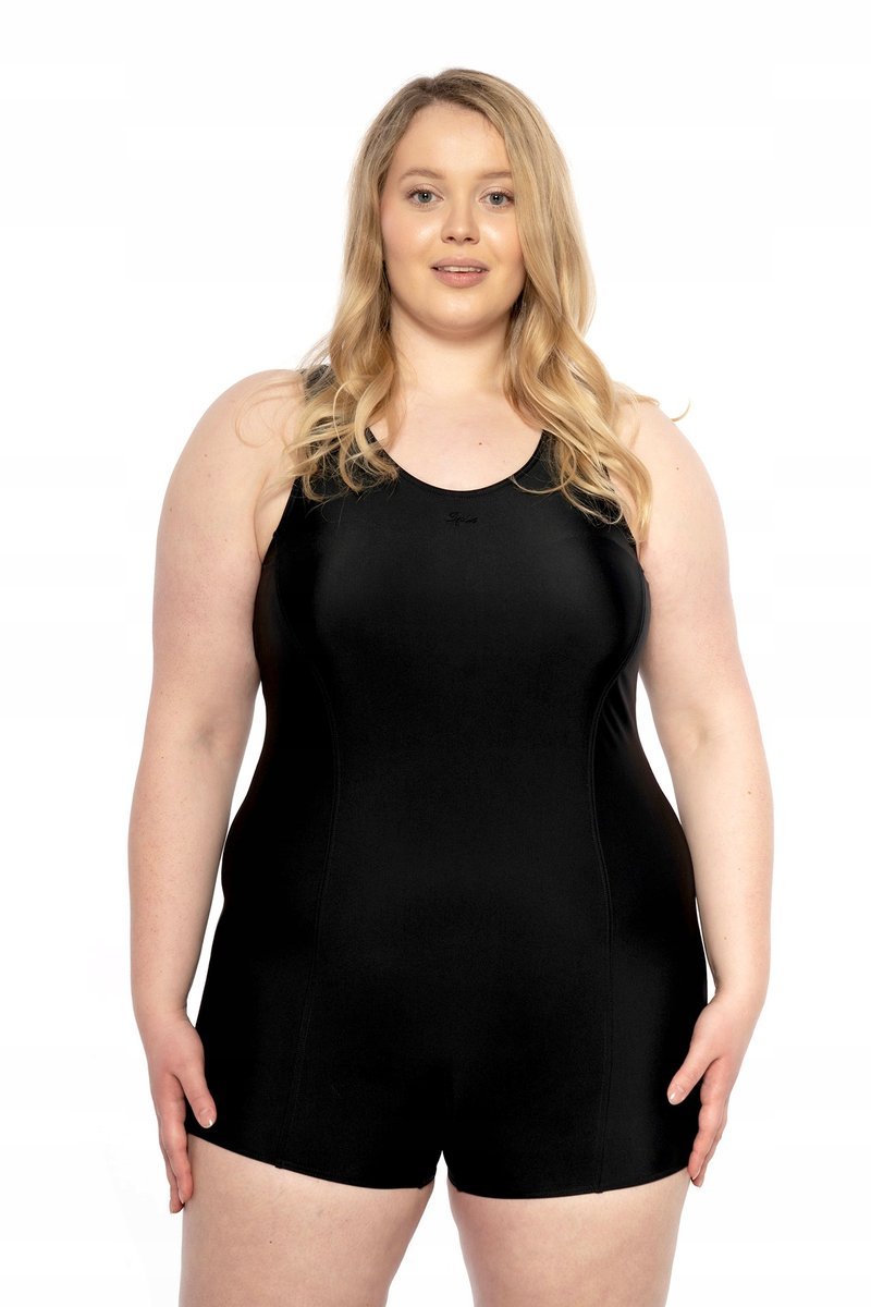 2003 kostium strój kąpielowy jednoczęściowy z nogawką do morsowania 7XL