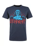 Koszulki męskie - Recovered Star Wars Vader Japanese - T-shirt męski - granatowy - S, grantowy, 46 - miniaturka - grafika 1