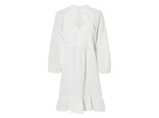 esmara® Sukienka damska z bawełny muślinowej (Biały, 40) - Sukienki - miniaturka - grafika 1