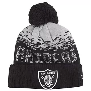 Czapki męskie - New Era Czapka zimowa Oakland Raiders Black Sport Cuff - 12122720 29834-0 - grafika 1