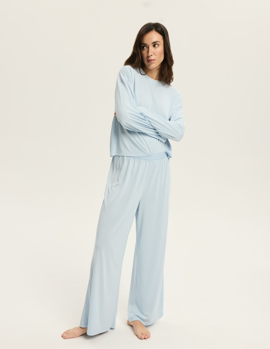 Spodnie Damskie Ruth Esotiq Jasno-Niebieski - L