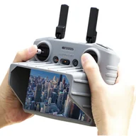 Akcesoria do drona - Etui Obudowa Silikonowa Przeciwsłoneczna do Kontrolera DJI RC 2 / DJI Air 3 / DJI Mini 4 Pro - szara - miniaturka - grafika 1