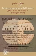 Encyklopedie i leksykony - Prosta mowa końca XVIII wieku - Joanna Getka - miniaturka - grafika 1