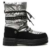 Buty dla dziewczynek - Śniegowce Leaf Sigtuna LSIGT201Q Srebrny - miniaturka - grafika 1