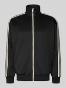 Bluzy męskie - Bluza rozpinana o kroju regular fit z lampasami model ‘RIBER’ - miniaturka - grafika 1