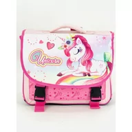 Plecaki szkolne i tornistry - Tornister szkolny Jednorożec różowy - miniaturka - grafika 1