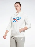 Bluzy damskie - Reebok Bluza Identity Big Logo H54749 Biały Loose Fit - miniaturka - grafika 1