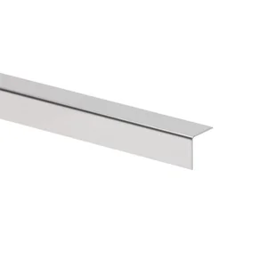 Inox Kątownik gładki 1000 x 20 x 20 x 1 mm naturalny - Listwy i profile - miniaturka - grafika 1