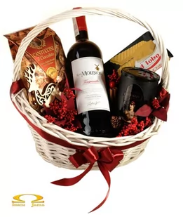 Kosz Delikatesowy Cynobrowa Cyganeria - Zestawy upominkowe - miniaturka - grafika 1