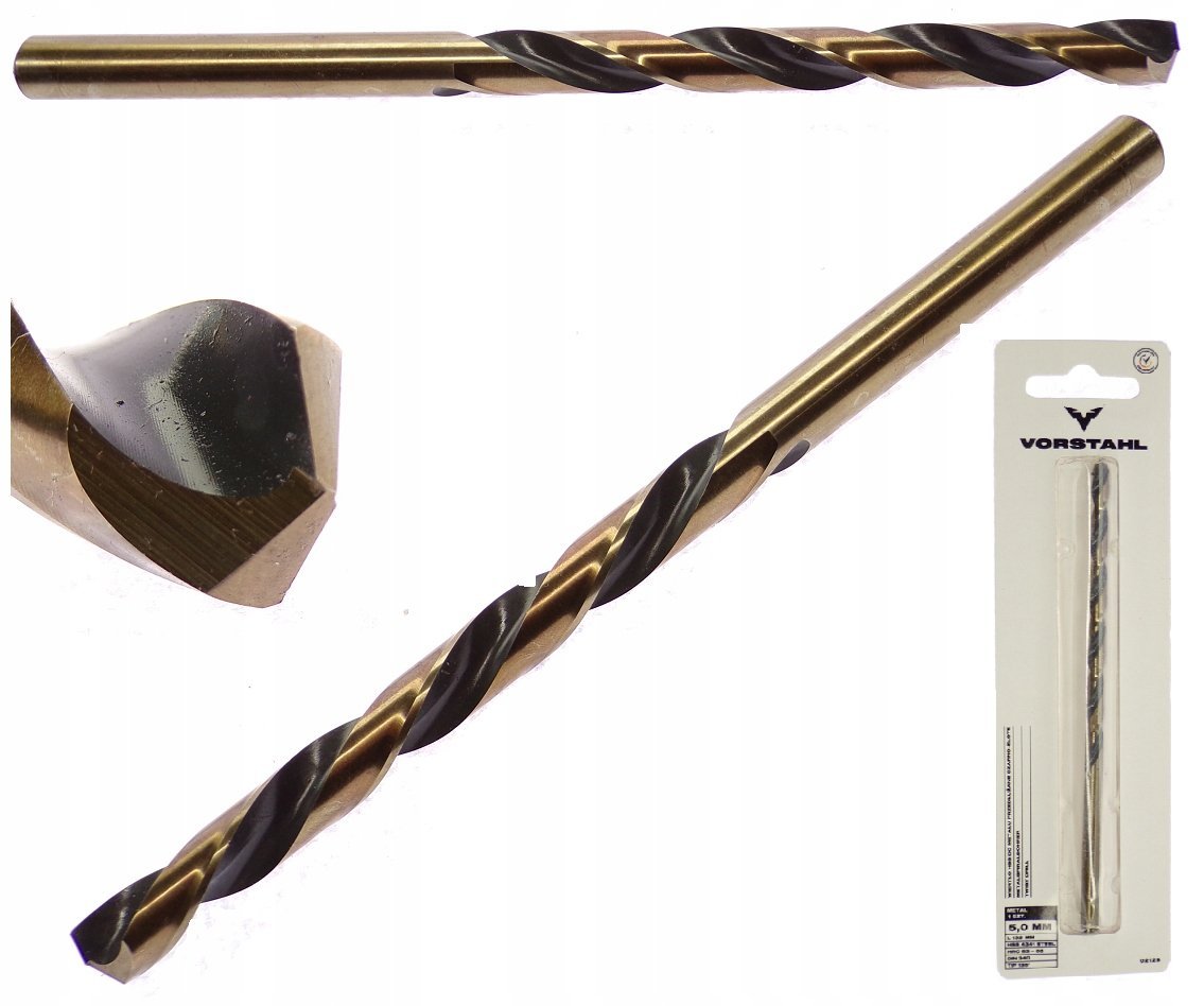 WIERTŁO DO METALU 5x132 DŁUGIE HSS WYDŁUŻONE