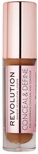 Makeup Revolution Conceal and Define Concealer Korektor C14 MUR-7237 - Korektory do twarzy - miniaturka - grafika 2