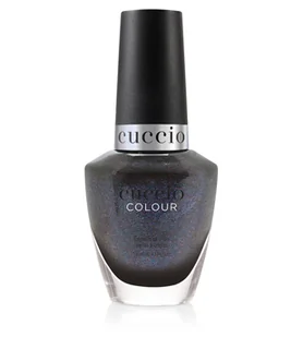 1230 Nocny czarny lakier do paznokci z tęczowym brokatem 13 ml COVER ME UP! - Lakiery do paznokci - miniaturka - grafika 1